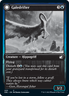 Galedrifter // Waildrifter [Innistrad: Double Feature]-1
