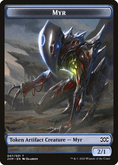 Eldrazi Spawn // Myr (007) Double-Sided Token [Double Masters Tokens]-2