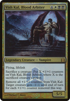 Vish Kal, Blood Arbiter (Launch) (Oversized) [Commander 2011 Oversized]-1