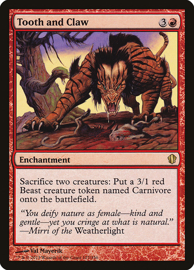 Tooth and Claw [Commander 2013]-1