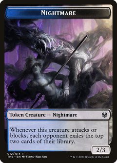 Satyr // Nightmare Double-Sided Token [Theros Beyond Death Tokens]-2