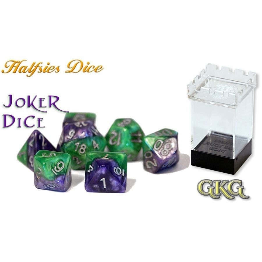 Halfsies Dice Joker with Upgraded Dice Case-1