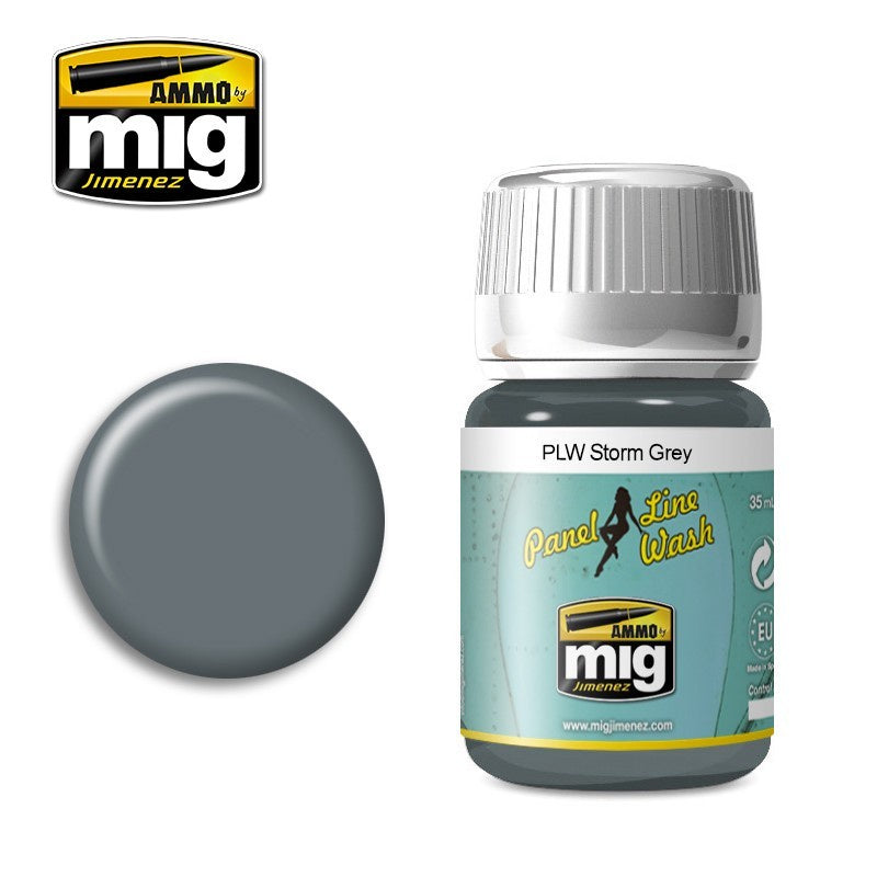 Ammo by MIG Panel Line Wash Storm Grey 35ml-1