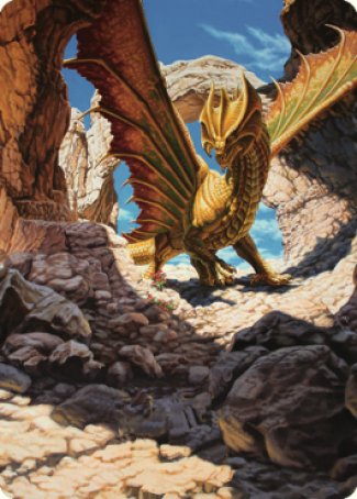 Ancient Brass Dragon Art Card (02) [Commander Legends: Battle for Baldur's Gate Art Series]-1