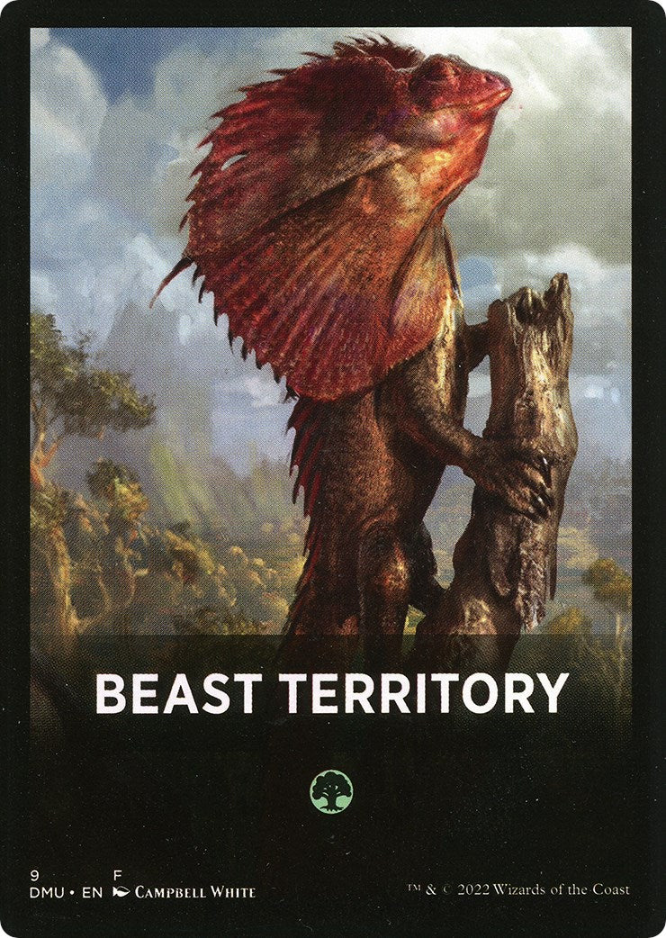 Beast Territory Theme Card [Dominaria United Tokens]-1