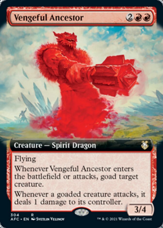 Vengeful Ancestor (Extended Art) [Dungeons & Dragons: Adventures in the Forgotten Realms Commander]-1
