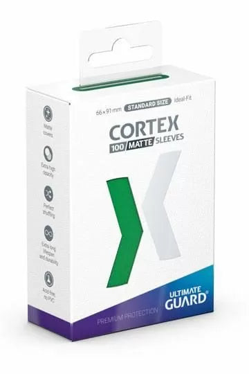 Ultimate Guard Cortex Sleeves Standard Size Matte Green (100)-1