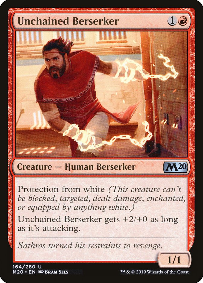 Unchained Berserker [Core Set 2020]-1