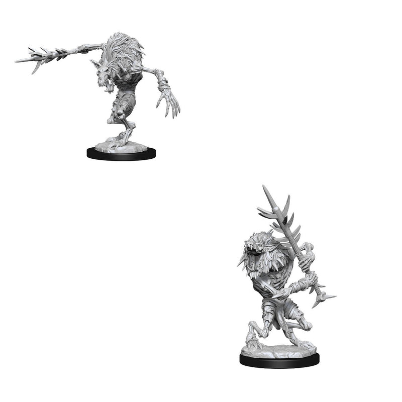 D&D Nolzurs Marvelous Unpainted Miniatures Gnoll Witherlings-1