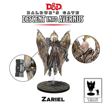 D&D Collectors Series Miniatures Baldurs Gate Descent into Avernus Zariel