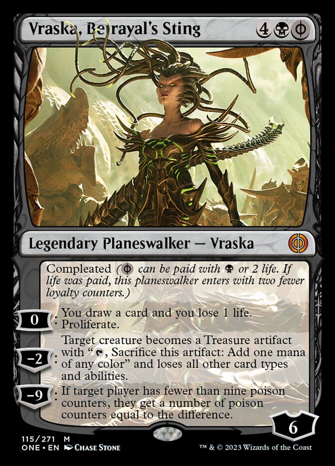 Vraska, Betrayal's Sting [Phyrexia: All Will Be One]-1