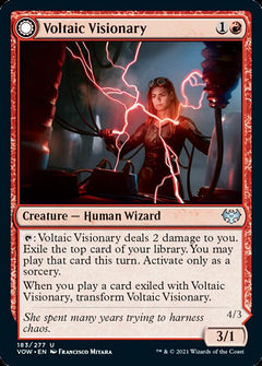 Voltaic Visionary // Volt-Charged Berserker [Innistrad: Crimson Vow]-1