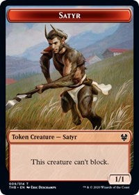 Satyr // Wall Double-Sided Token [Theros Beyond Death Tokens]-1