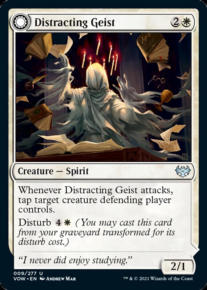 Distracting Geist // Clever Distraction [Innistrad: Crimson Vow]-1