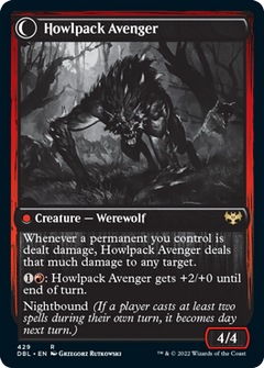 Ill-Tempered Loner // Howlpack Avenger [Innistrad: Double Feature]-2