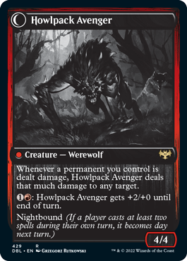 Ill-Tempered Loner // Howlpack Avenger [Innistrad: Double Feature]-2