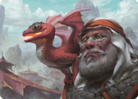 Dragon Whelp Art Card [Dominaria United Art Series]-1