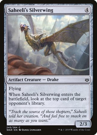 Saheeli's Silverwing [War of the Spark]-1
