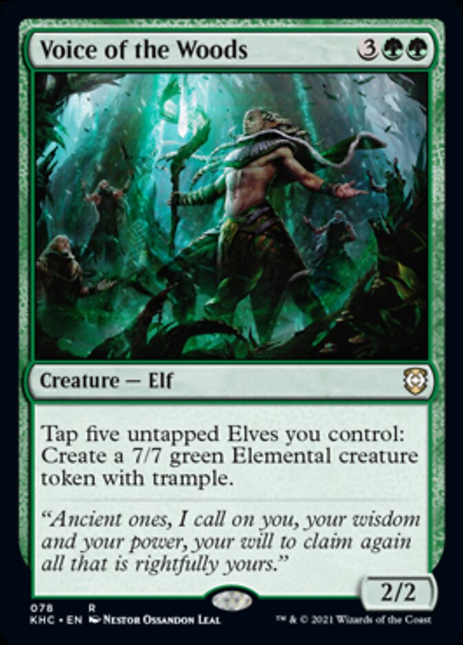 Voice of the Woods [Kaldheim Commander]-1