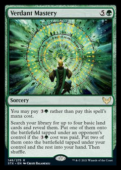 Verdant Mastery [Strixhaven: School of Mages]-1