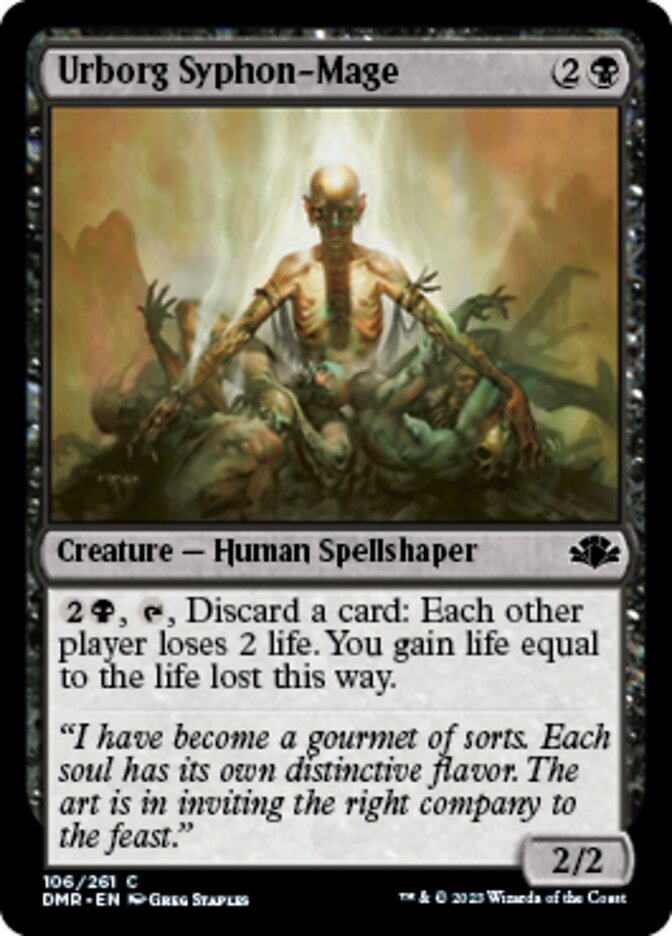 Urborg Syphon-Mage [Dominaria Remastered]-1