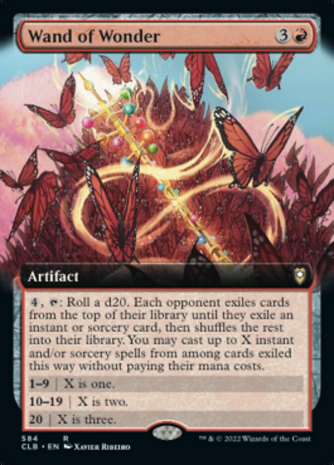 Wand of Wonder (Extended Art) [Commander Legends: Battle for Baldur's Gate]-1