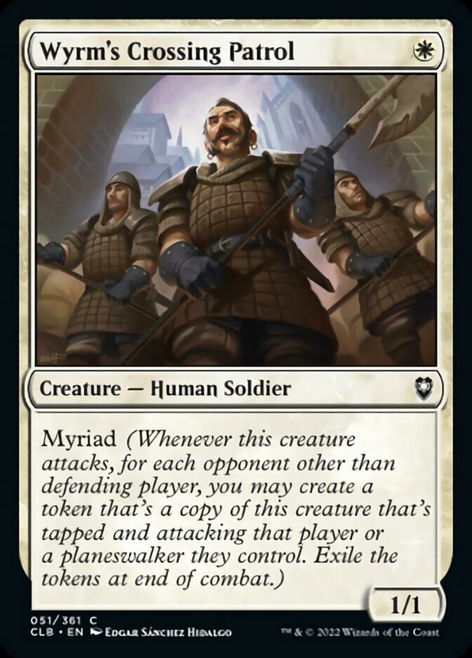 Wyrm's Crossing Patrol [Commander Legends: Battle for Baldur's Gate]-1