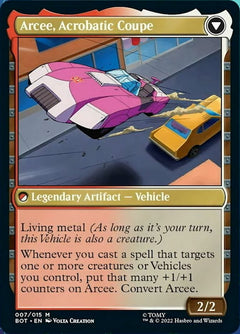 Arcee, Sharpshooter // Arcee, Acrobatic Coupe [Transformers]-2