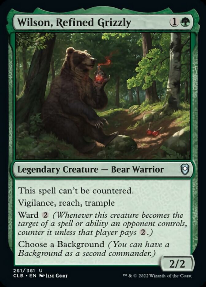 Wilson, Refined Grizzly [Commander Legends: Battle for Baldur's Gate]-1