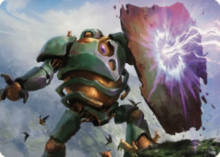 Walking Bulwark Art Card [Dominaria United Art Series]-1