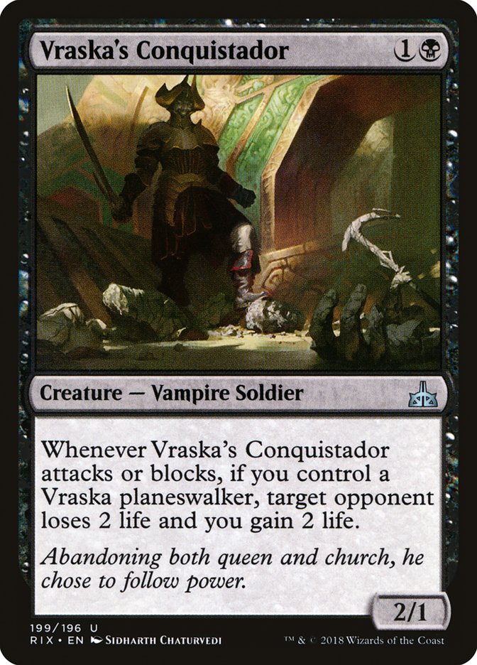 Vraska's Conquistador [Rivals of Ixalan]-1