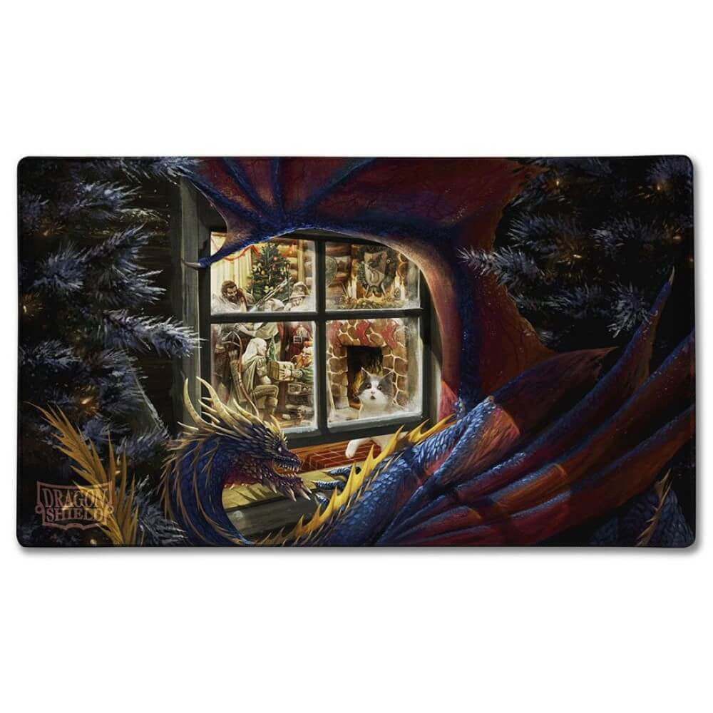 Play Mat - Dragon Shield - Christmas Dragon-1