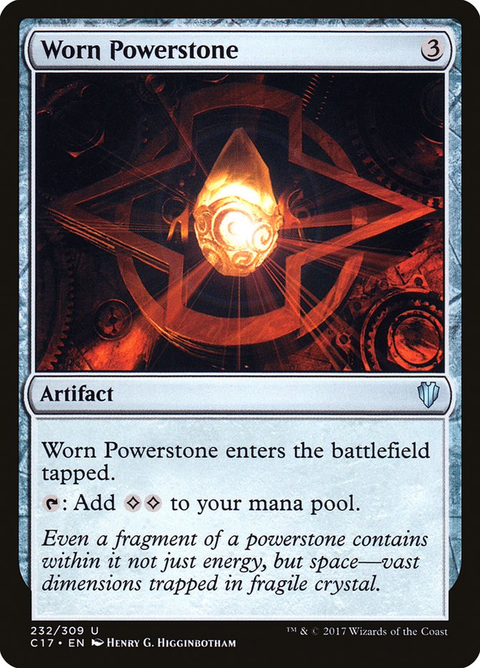 Worn Powerstone [Commander 2017]-1