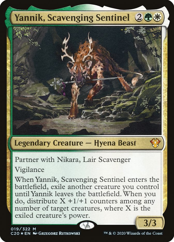 Yannik, Scavenging Sentinel [Commander 2020]-1
