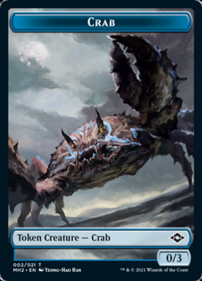 Crab // Treasure (20) Double-Sided Token [Modern Horizons 2 Tokens]-1