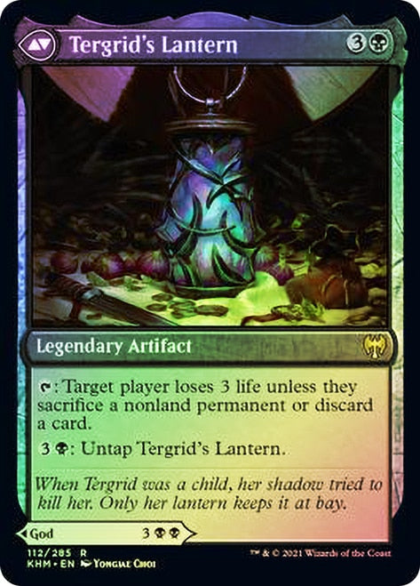 Tergrid, God of Fright // Tergrid's Lantern [Kaldheim Prerelease Promos]-2