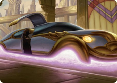 Mysterious Limousine Art Card [Streets of New Capenna Art Series]-1