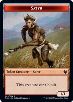 Satyr // Goblin Construct Double-Sided Token [Challenger Decks 2021 Tokens]-1