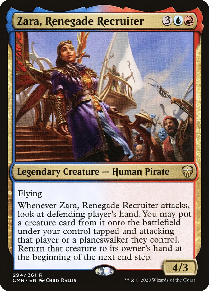 Zara, Renegade Recruiter [Commander Legends]-1
