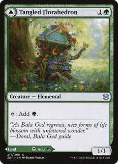 Tangled Florahedron // Tangled Vale [Zendikar Rising]-1