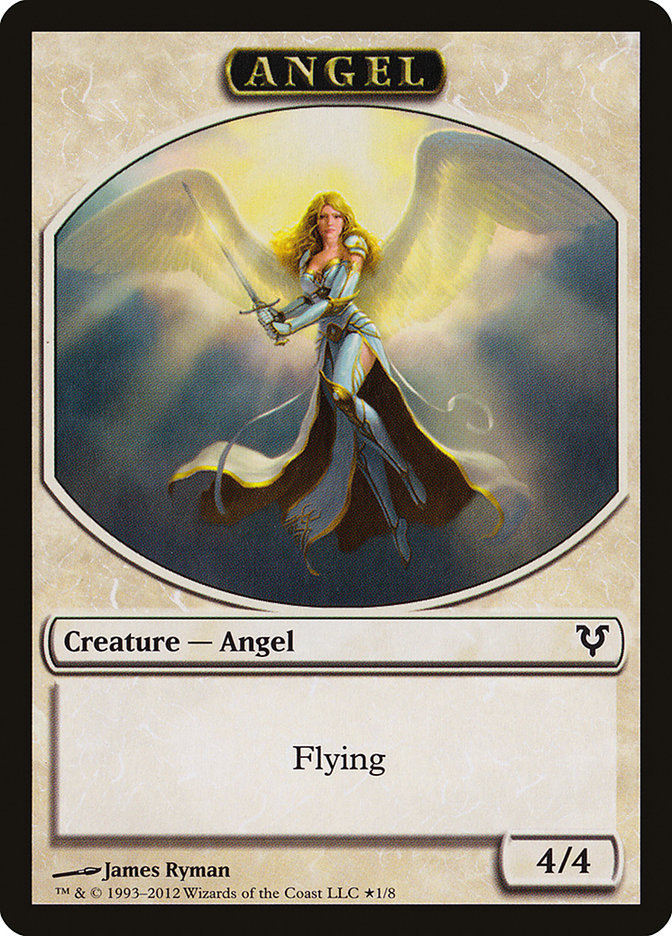 Angel // Demon Double-Sided Token [Open the Helvault]-1