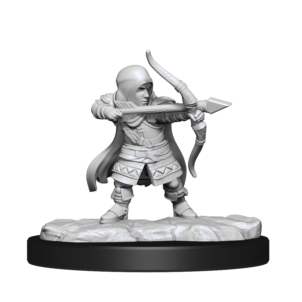 Critical Role Unpainted Miniatures Lotusden Halfing Ranger Male (2)-1