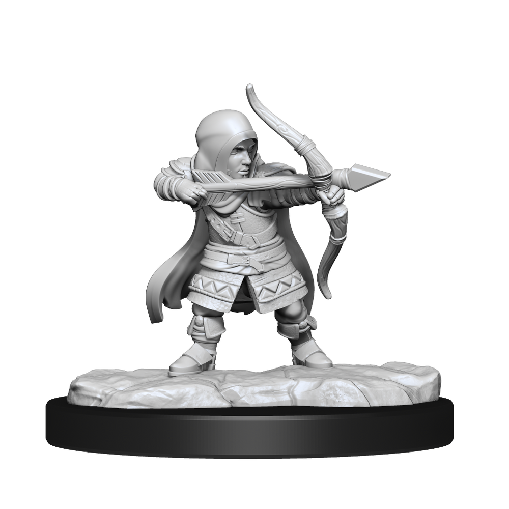 Critical Role Unpainted Miniatures Lotusden Halfing Ranger Male (2)