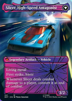 Slicer, Hired Muscle // Slicer, High-Speed Antagonist (Shattered Glass) [Transformers]-2