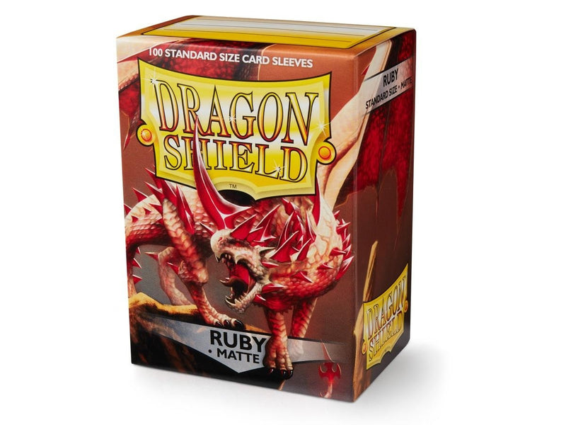 Sleeves - Dragon Shield - Box 100 - Matte Ruby-1