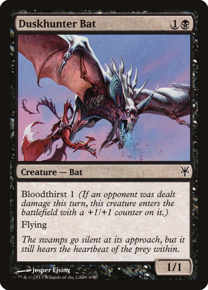 Duskhunter Bat [Duel Decks: Sorin vs. Tibalt]-1