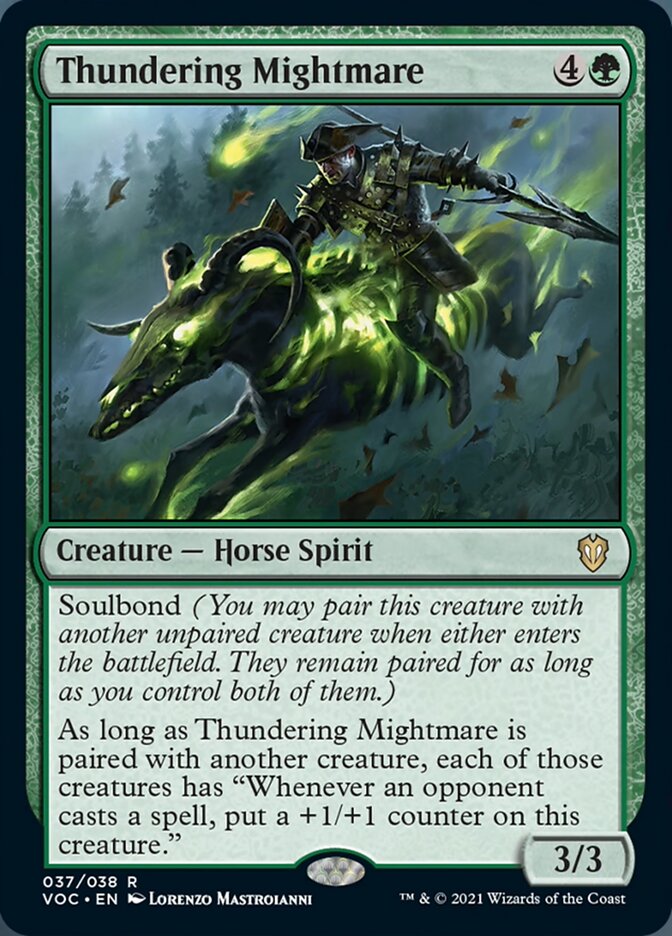 Thundering Mightmare [Innistrad: Crimson Vow Commander]-1