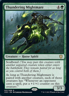 Thundering Mightmare [Innistrad: Crimson Vow Commander]-1