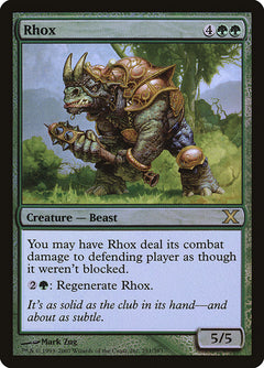 Rhox (Premium Foil) [Tenth Edition]-1