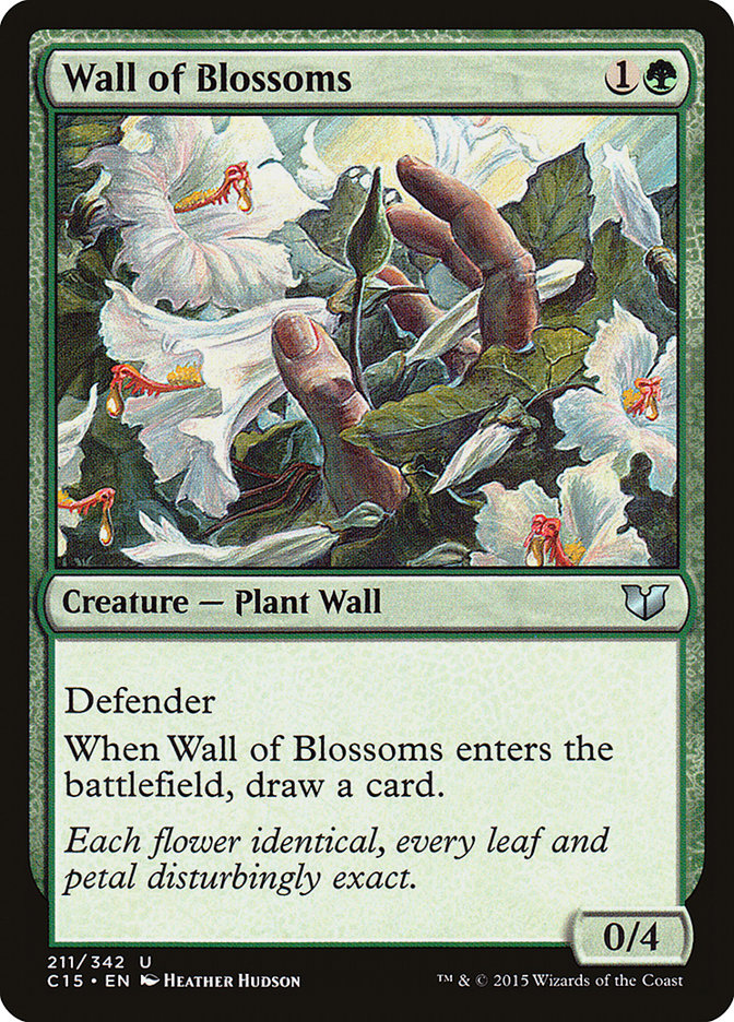 Wall of Blossoms [Commander 2015]-1